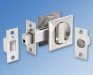 Sliding Door Latch Snib & Coin Release Satin Nickel